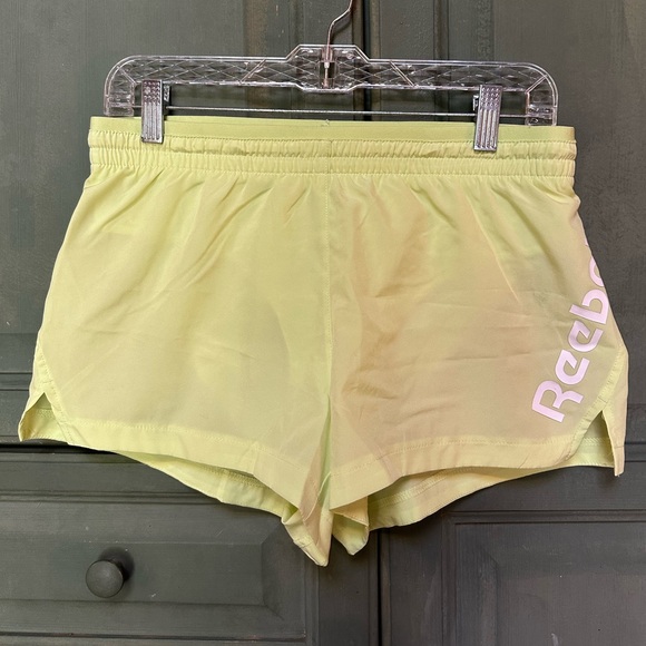 Reebok Women's Light Green Athletic Shorts - Picture 1 of 5